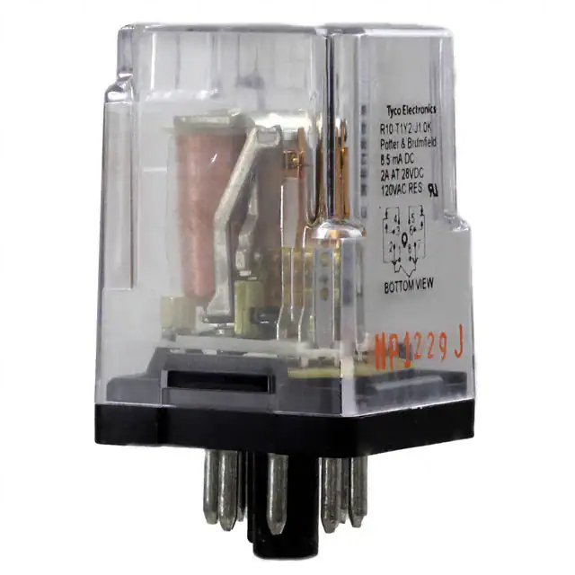 R10-T1Y2-J1.0K TE Connectivity Potter & Brumfield Relays electronic component