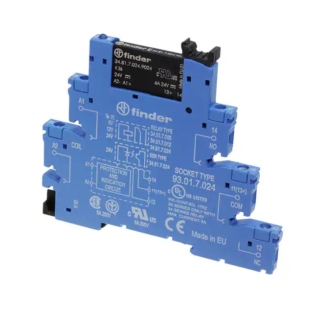 38.81.7.024.9024 Finder Relays, Inc. electronic component