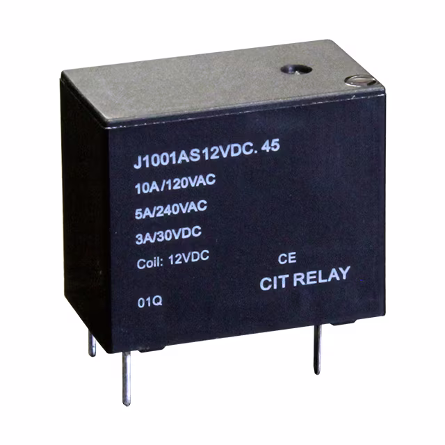 J1001AS12VDC.45 CIT Relay and Switch electronic component