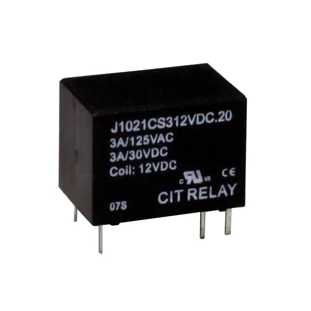 J1021CS312VDC.20 CIT Relay and Switch related electronic component