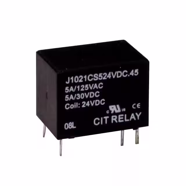 J1021CS524VDC.45 CIT Relay and Switch electronic component