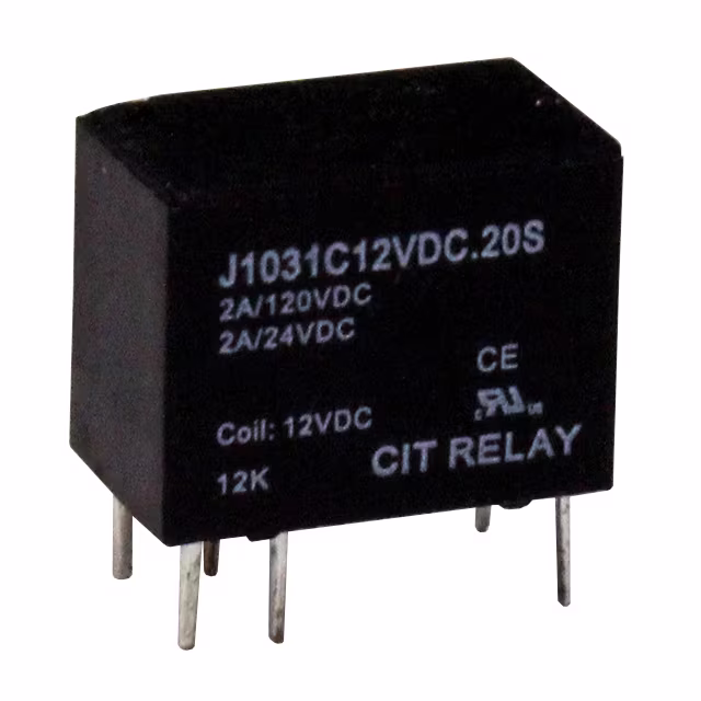 J1031C12VDC.20S CIT Relay and Switch electronic component