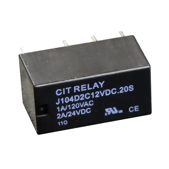 J104D2C12VDC.20S CIT Relay and Switch related electronic component