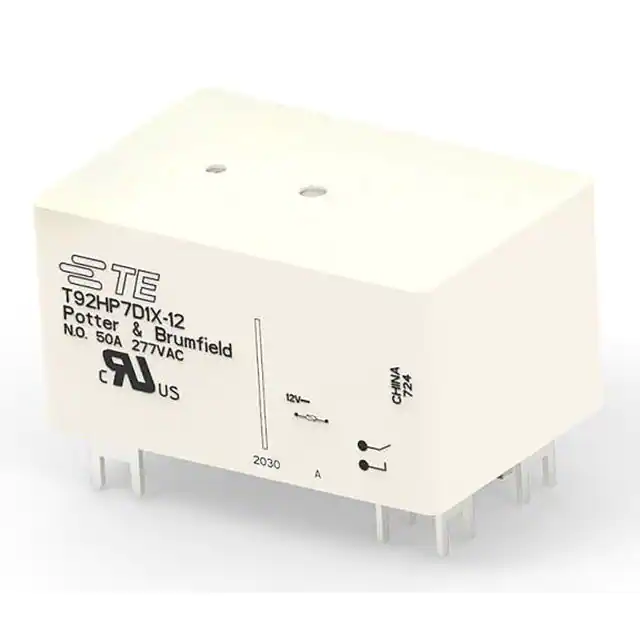 T92HP7D1X-12 TE Connectivity Potter & Brumfield Relays electronic component