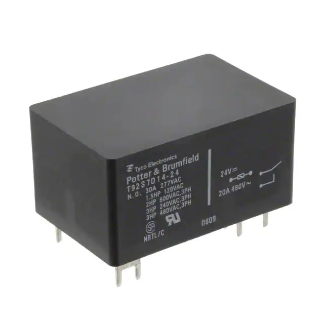 T92S7D12-24 TE Connectivity Potter & Brumfield Relays electronic component