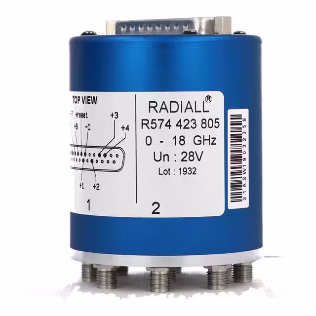 R573F93225 Radiall USA, Inc. electronic component