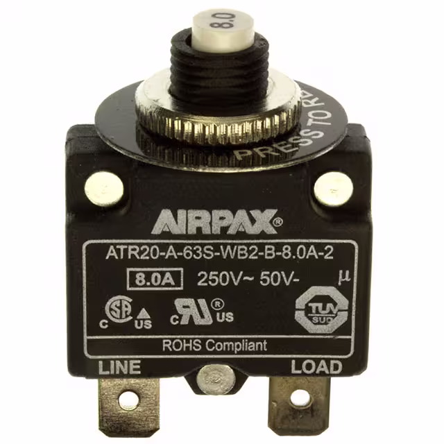 ATR20-A-63S-WB2-B-8.0A-2 Sensata-Airpax electronic component