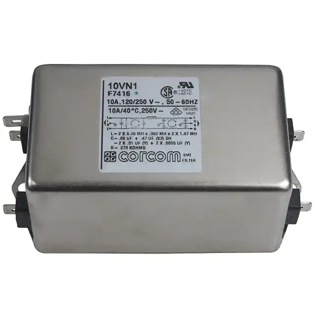 10VN1 TE Connectivity Corcom Filters electronic component