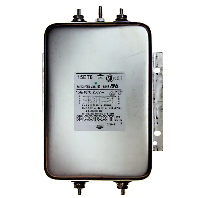 15ET6 TE Connectivity Corcom Filters electronic component