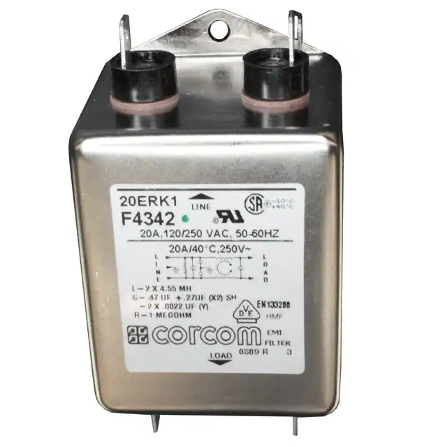 2-1609089-7 TE Connectivity Corcom Filters electronic component