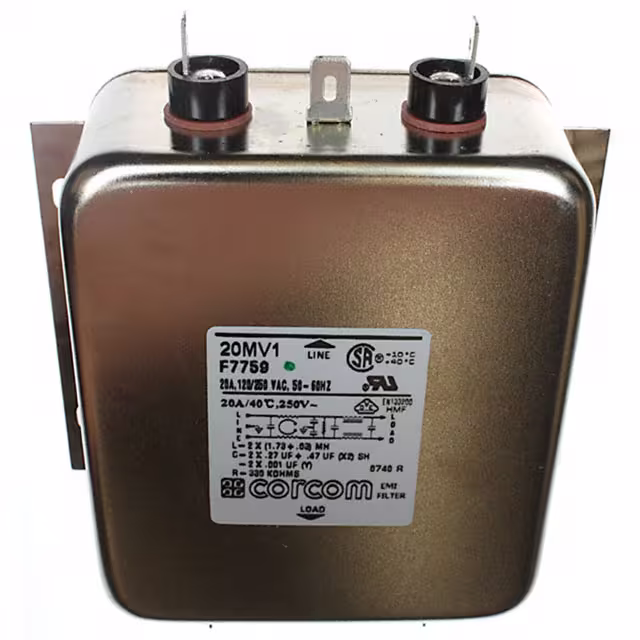 20MV1 TE Connectivity Corcom Filters electronic component