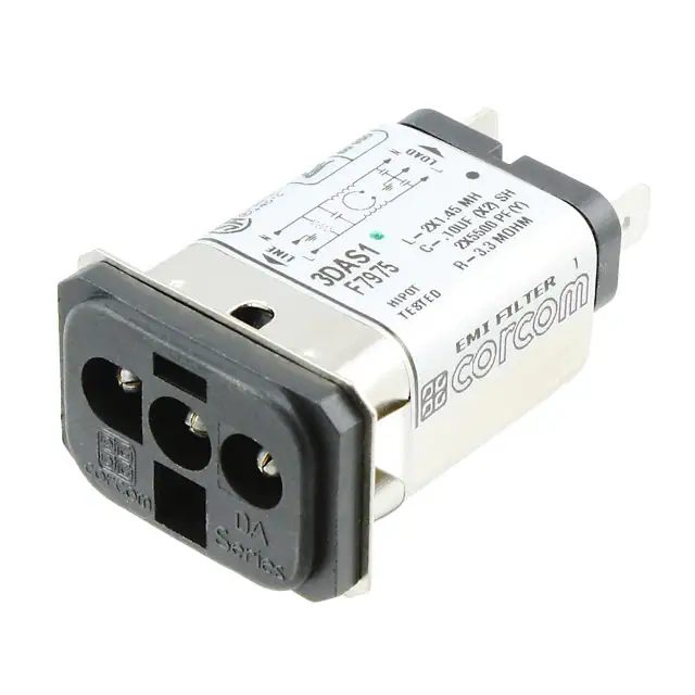 3DAS1 TE Connectivity Corcom Filters electronic component