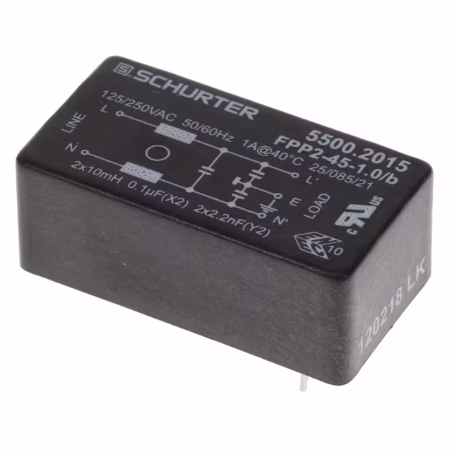 5500.2015 SCHURTER Inc. electronic component