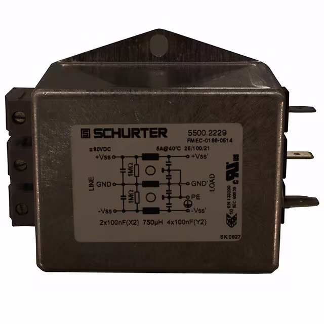 5500.2229 SCHURTER Inc. electronic component