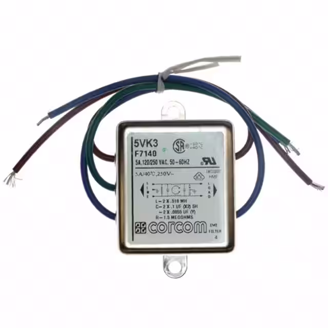 5VK3 TE Connectivity Corcom Filters electronic component