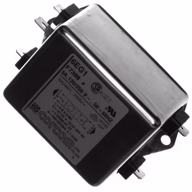 6EG1 TE Connectivity Corcom Filters electronic component