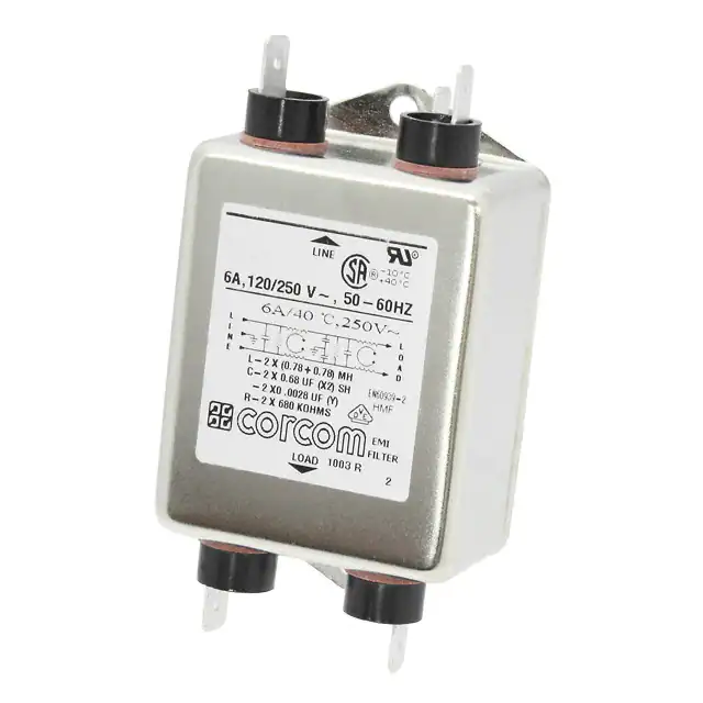 1-6609037-2 TE Connectivity Corcom Filters electronic component