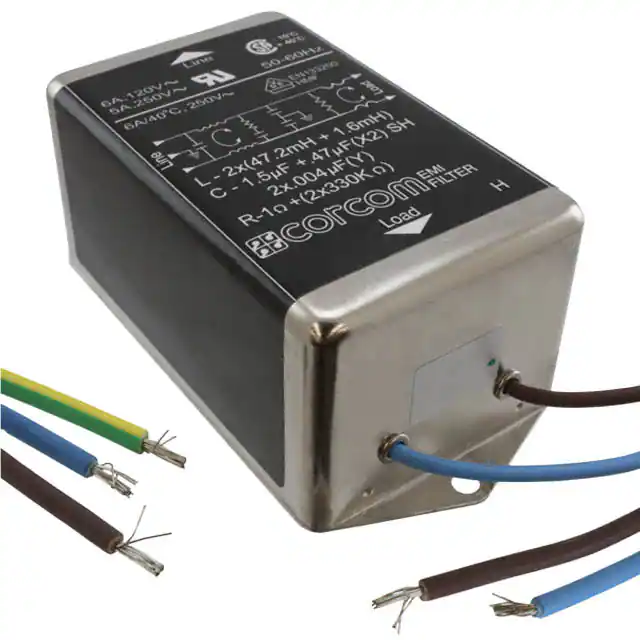 6EQ3 TE Connectivity Corcom Filters electronic component