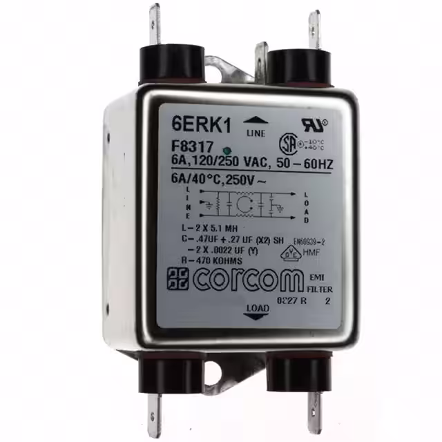 1-1609036-8 TE Connectivity Corcom Filters electronic component