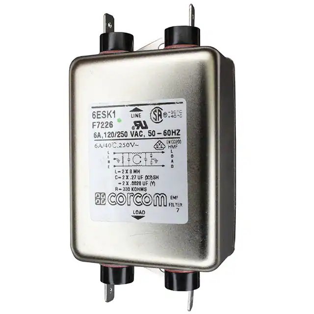 6ESK1 TE Connectivity Corcom Filters electronic component