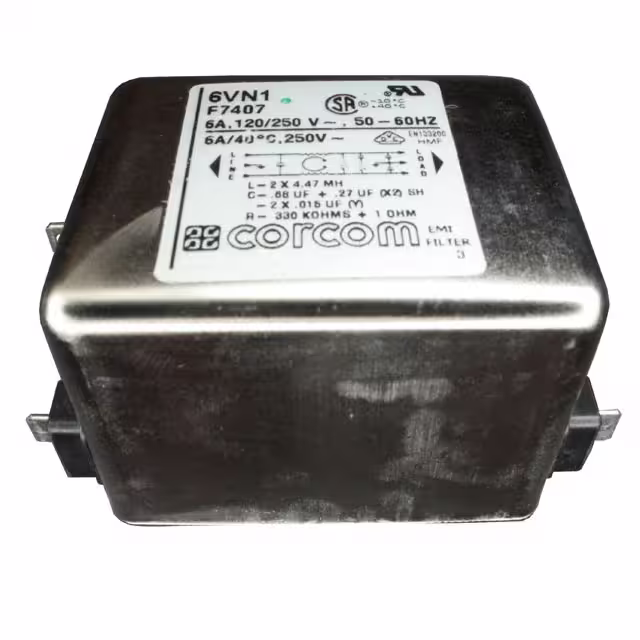 6VN1 TE Connectivity Corcom Filters electronic component