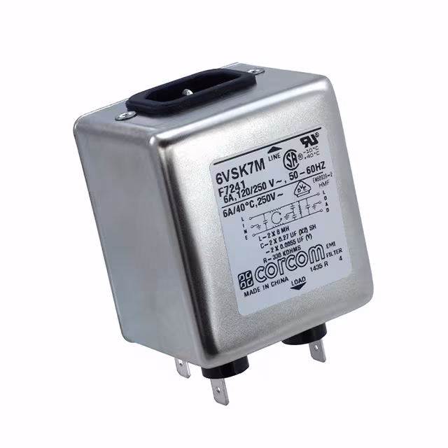 6VSK7M TE Connectivity Corcom Filters electronic component