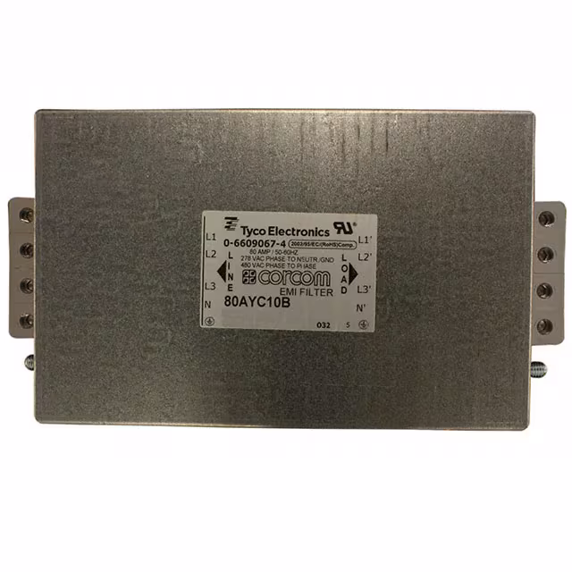 80AYC10B TE Connectivity Corcom Filters electronic component