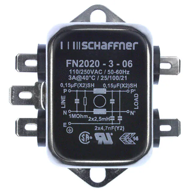 FN2020-3-06 Schaffner EMC Inc. electronic component