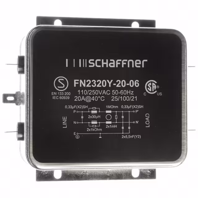 FN2320Y-20-06 Schaffner EMC Inc. electronic component
