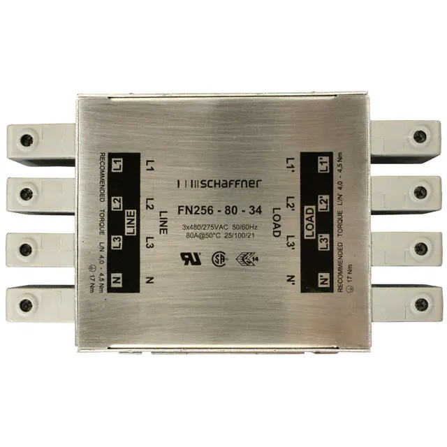 FN256-80-34 Schaffner EMC Inc. electronic component