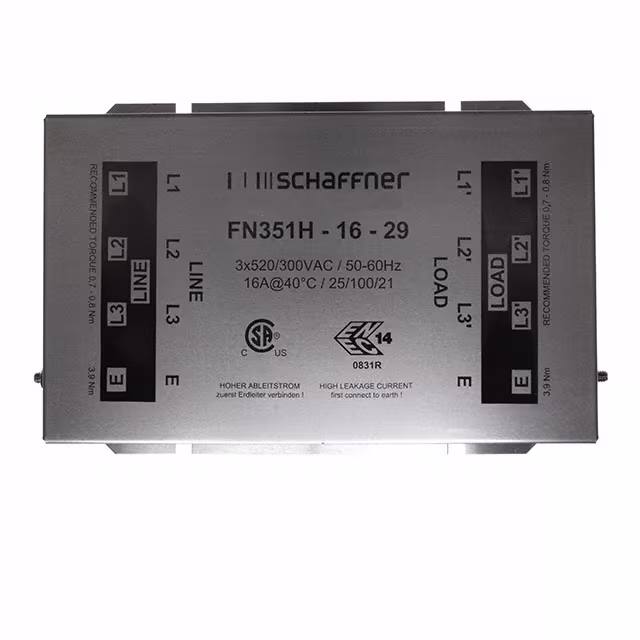 FN351H-16-29 Schaffner EMC Inc. electronic component