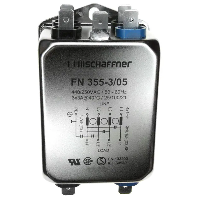 FN355-3-05 Schaffner EMC Inc. electronic component