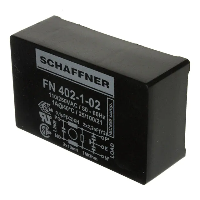 FN402-1-02 Schaffner EMC Inc. related electronic component