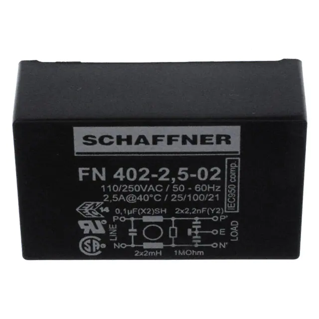 FN402-2.5-02 Schaffner EMC Inc. electronic component