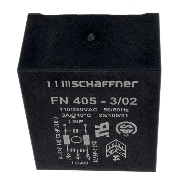FN405-3-02 Schaffner EMC Inc. electronic component