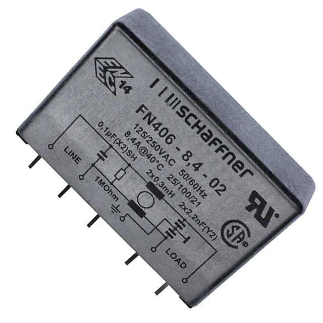 FN406-8.4-02 Schaffner EMC Inc. electronic component
