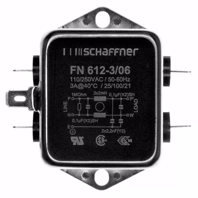 FN612-3-06 Schaffner EMC Inc. electronic component