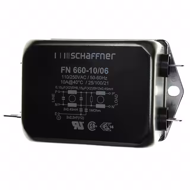 FN660-10-06 Schaffner EMC Inc. electronic component