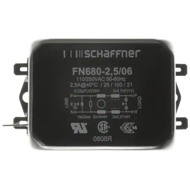 FN680-2.5-06 Schaffner EMC Inc. electronic component