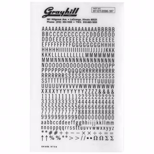 87-DT-2096-187 Grayhill Inc. electronic component